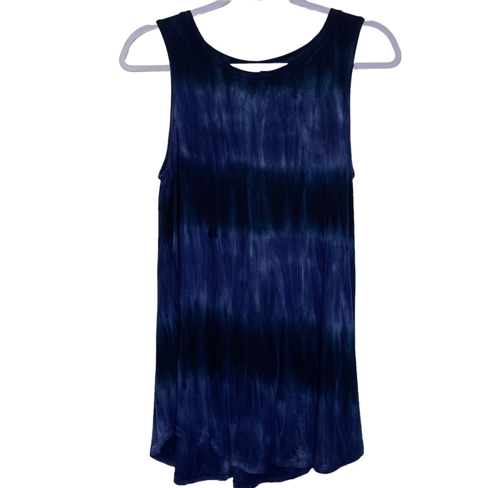 NWOT Luxe Old Navy Blue Tie-Dye Sleeveless Top size small - Picture 5 of 5
